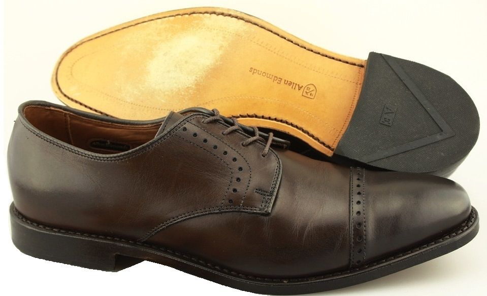 allen edmonds dark brown